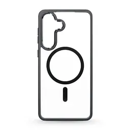 Чехол Samsung Galaxy S26 Plus 5G, Unit MagSafe, черный, прозрачный, магсейф, противоударный, магнитный, панель-накладка с поддержкой MagSafe, с поддержкой беспроводной зарядки, TPU+PC, защита всего корпуса, ударопрочный, ArmorStandart (ARM89448)