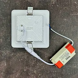 Світильник LED даунлайт Violux ALUMIN 9W 4200K квадрат IP20 ( 121260 ) - мініатюра 6