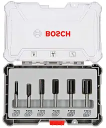 Набір пазових фрез Bosch 8 мм, 6 шт