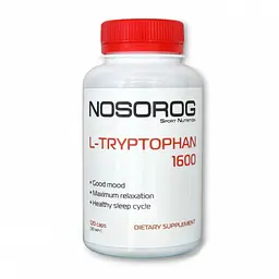 Триптофан Nosorog L-Tryptophan 1600, 120 капсул