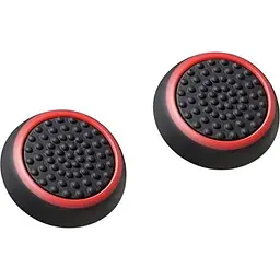 Накладки на стіки Thumb Grips 4-pack для PS4/PS5/Xbox Black Red [140709] - мініатюра 3
