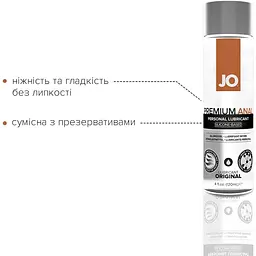 Анальна змазка System JO Anal Premium - Original (120 мл) - мініатюра 3