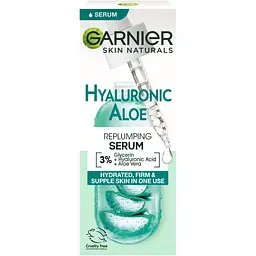 Гіалуронова Алое-сироватка для обличчя Garnier Skin Naturals Супер Гладкість, 30 мл (C6629700) - мініатюра 8
