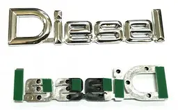 Емблема напис буквене позначення Diesel 114 x 26 мм