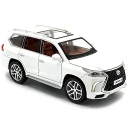 Колекційна металева модель автомобіля АвтоЕксперт Lexus LX570 Super Sport з інерцією, світлом та звуком 1:24 - мініатюра 9