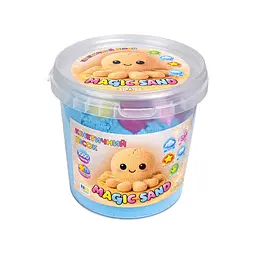 Кінетичний пісок Magic Sand 31197 блакитний 1000 гр, формочки 6 шт