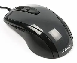 Миша A4Tech N-708X USB glossy grey - мініатюра 3