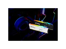 Пам'ять для настільних комп'ютерів Kingston FURY 32 GB (2x16GB) DDR5 6400 MHz Beast RGB EXPO White (KF564C32BWEAK2-32)
