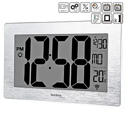 Годинник настінний Technoline WS8019 Silver (WS8019), Сріблястий - мініатюра 4