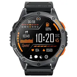 Розумний смарт годинник Smart GPS Max з компасом 2 ремінці (Чорний) - мініатюра 3