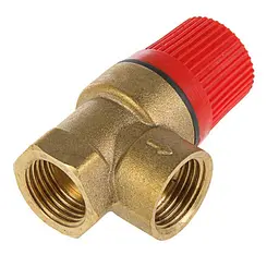 Клапан запобіжний Gross GR2002 для систем опалення 1/2" ВВ 3,0 бар 30412 - мініатюра 2