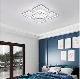 Світлодіона LED люстра з RGB підсвіткою на основі Line.F A 2281/4+1S RGB WH