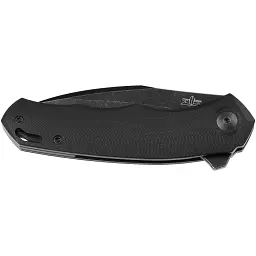 Ніж Cimmerian Knives C1 BSW Half Serrated N690 Black - мініатюра 3