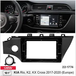 Перехідна рамка KIA Rio Carav 22-1774 - мініатюра 4