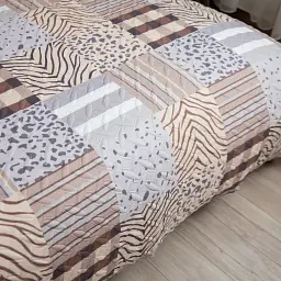 Покривало ТЕП Provence з наволочкою 50x70 см Сафарі 150x210 см бежеве - мініатюра 6