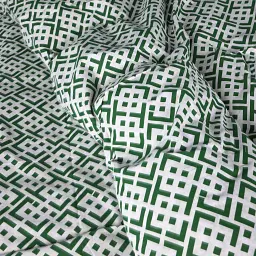 Наволочка Mirson бязь Abstract Green 60х60 см (2200013166078) - мініатюра 2