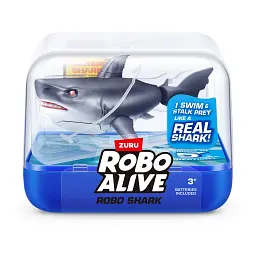 Интерактивная игрушка для ванны Robo Alive Робоакула на батарейках черная