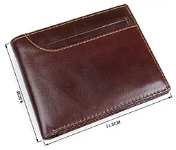 Чоловічий шкіряний гаманець Vintage 11,5x9,5 см acs0015359 - мініатюра 2