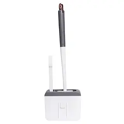 Комплект аксесуарів для туалету з підставкою, темно-сірий Household Cleaning Products HP-35015-48DG - мініатюра 9