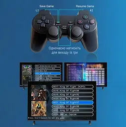 Портативна ігрова приставка Game TV Stick 5G, мініконсоль консоль hdmi з бездротовими джойстиками для тв - мініатюра 7