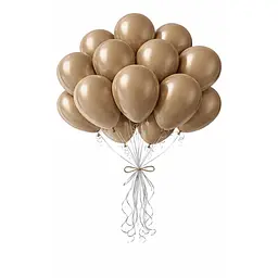 Надувні кульки набір 100 шт. HTOP Balloons Party 12 дюймів товари для свята дня народження Коричневий