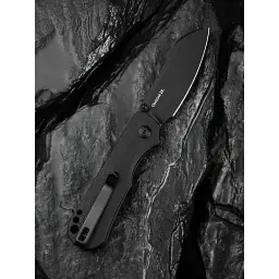 Ніж складаний кишеньковий Civivi 14C28N Micarta 68,5 мм чорний - мініатюра 11