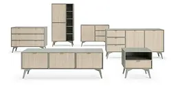 Тумба приліжкова Perfect Home Форест / Forest S54 з 1 шухлядою Евкаліпт/ялиця сканді (PFH-091473) - мініатюра 10