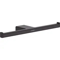 Тримач паперу подвійний Hansgrohe AddStoris Matt Black 41748670 Чорний матовий