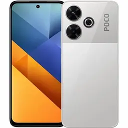 Смартфон Xiaomi Poco M6 4G 6/128Gb Silver (Global) NFC