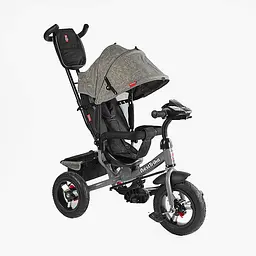 Велосипед Best Trike, надувні колеса, переднє 29 см, заднє 26 см, фара з USB, пульт 3390/35-723