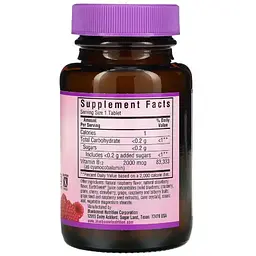 Вітамін В12 Bluebonnet Nutrition Earth Sweet Chewable 2000 мкг зі смаком малини 90 таблеток - мініатюра 2