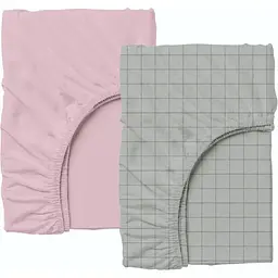 Набір простирадл на резинці Cosas PINK GEOMETRY 60х120х12 см (SetSheet_Rose_CellAshgrey_120x60)