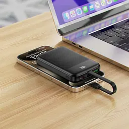 УМБ Acefast 10000mAh 22.5W PD,QC3.0 2xUSB-C,USB-A, with build Type-C cable, M13 Black - мініатюра 6