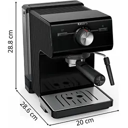 Кавомашина ріжкова Krups XP381810 OPIO BLK - мініатюра 3