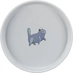 Миска Trixie для котів, плоска і широка, 600 мл, d:23 см (керамічна) - мініатюра 2