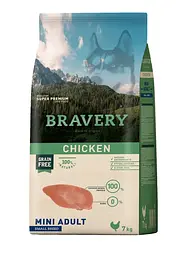 Сухий корм для дорослих собак малих порід Bravery Chicken Mini Adult з куркою 7 кг 04PE007000.0001.0060