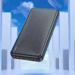 Портативний ЗП Power Bank Borofone BJ56 Graceful 22.5W+PD20W 10000 mAh Black - мініатюра 3