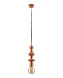 Підвісний світильник, люстра TK Lighting 10869 Tower E27 1x15W IP20 цегляний