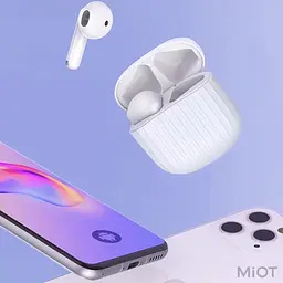 Навушники бездротові MiiiW Conch True Wireless Earphone W200 (MWTW04) білі - мініатюра 4