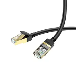 Кабель HOCO US02 LAN RJ45 Level pure copper gigabit ethernet cable патч-корд 5 метрів - мініатюра 4