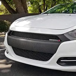 Сітка пластикова для бампера радіатора 40х120 см LAMBO STYLE №2 Соти 17х7 мм Чорна - мініатюра 4