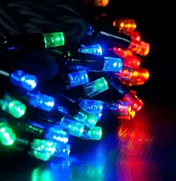 Гірлянда XPRO Xmas LED 100L 3.3 Line M-2 MULTI 10 м, вулична + з'єднання (47654-8108_398)