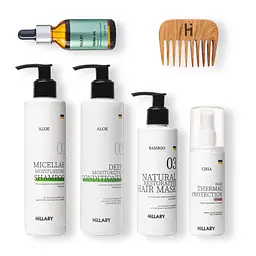 Набір комплексного догляду за сухим типом волосся Hillary Perfect Hair Aloe - мініатюра 5