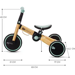 Триколісний велосипед 3 в 1 Kinderkraft 4Trike Sunflower Blue жовтий KR4TRI22BLU0000 (00-00305178) - мініатюра 13