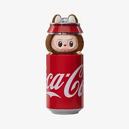 Брелок м'яка дитяча іграшка сюрприз Лабубу Labubu THE MONSTERS COCA-COLA series лялька кока кола в асортименті - мініатюра 7