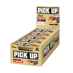 Горіхово-Протеїнові батончики, PickUp — 24 × 45 г Caramel Almond