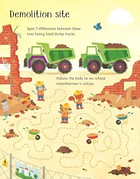 Building Site Activities. Wipe-Clean - мініатюра 4