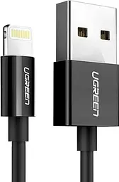 Кабель Ugreen USB Type A - Apple Lightning 1 м MFi Black (US155/80822) - мініатюра 2