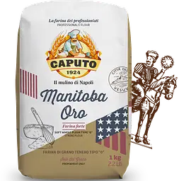 Борошно Caputo Manitoba Oro з м'яких сортів пшениці тип 0 1 кг