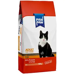 Сухий корм для котів Pawpaw Преміум з рибою, 15 кг